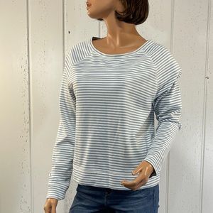 *GAP Women’s Striped Long Sleeve Round Neck Sweater Sz M
